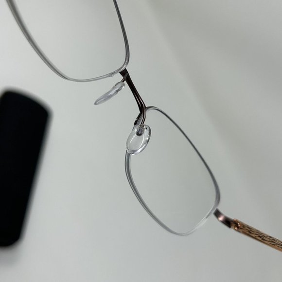 Silhouette 4453 40 6057 Titanium Brown Half Rim Eyeglasses Frames 52-18 140 - Picture 5 of 13